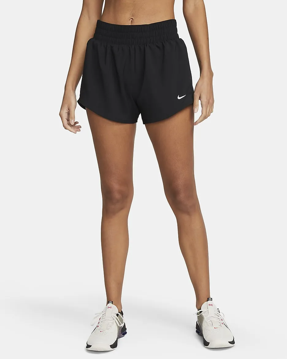 NIKE ONE PANTALóN CORTO CON MALLA INTERIOR DE TALLE MEDIO Y 8 CM DRIFIT  MUJER